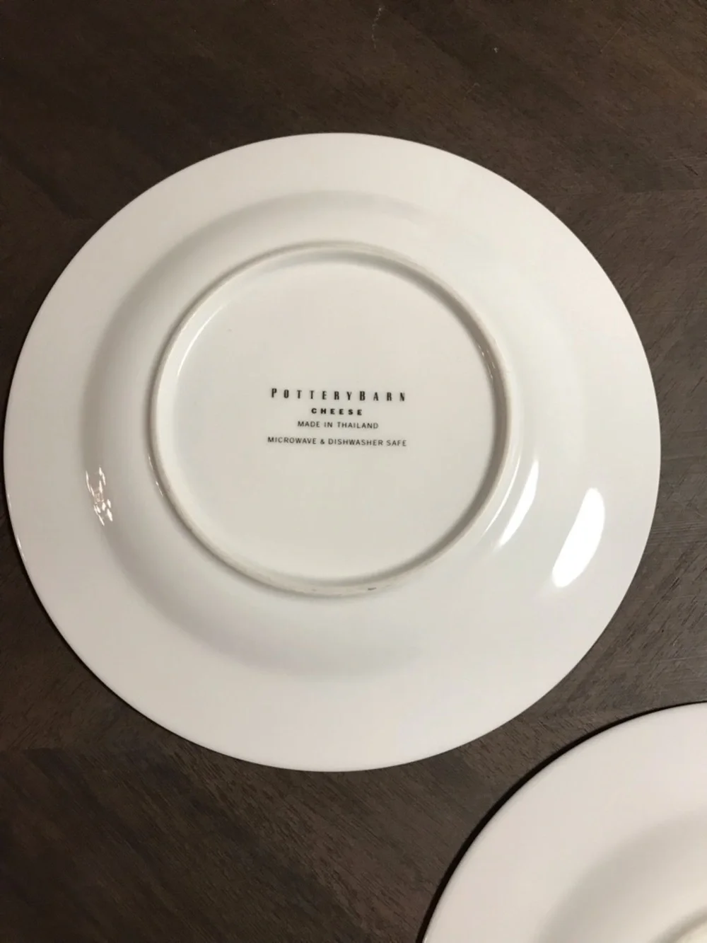 Pottery Barn Cheese Appetizer Plates- Set of 3